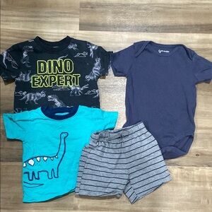 $1 - Dino Expert and Dinosaur Baby Outfit Set